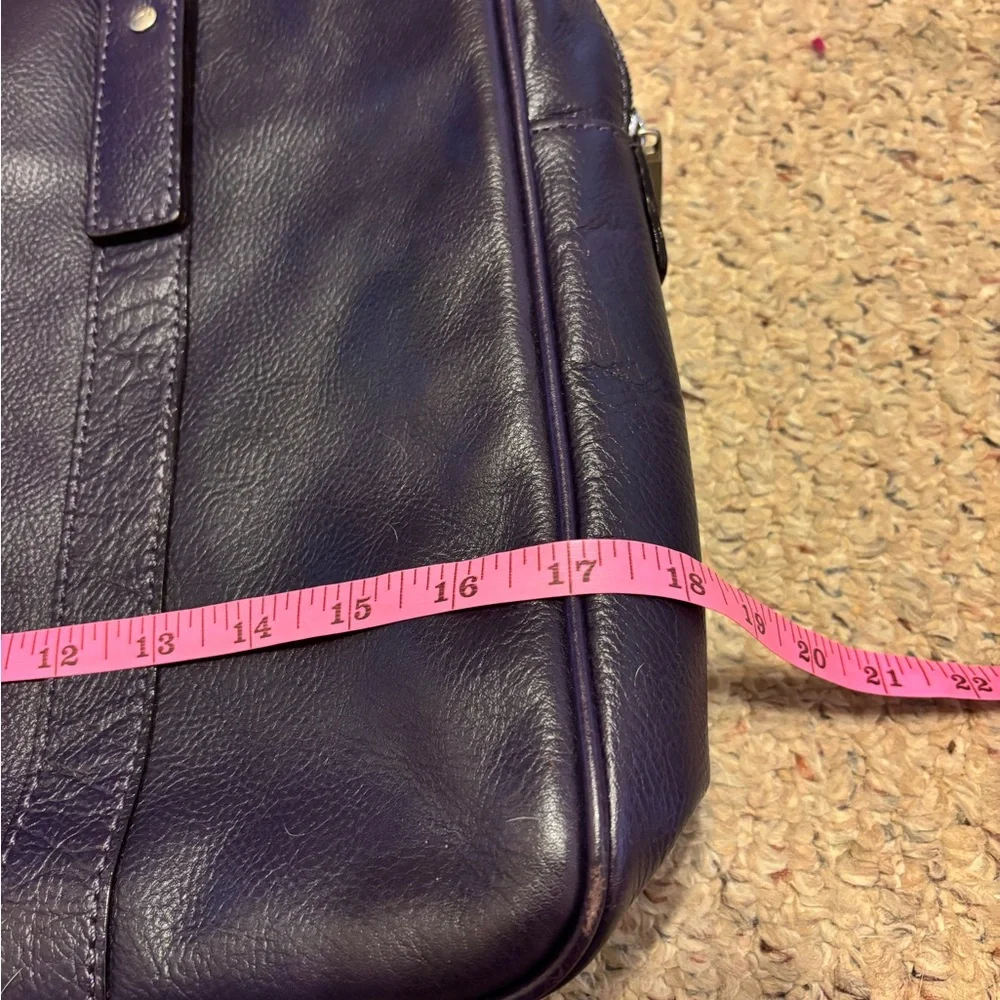 JACK SPADE MENS BLACK PEBBLED LEATHER BRIEFCASE BAG VINTAGE EUC UNISEX